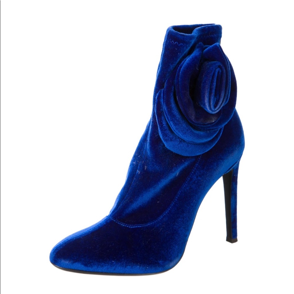 Giuseppe Zanotti Blue Ankle Boots